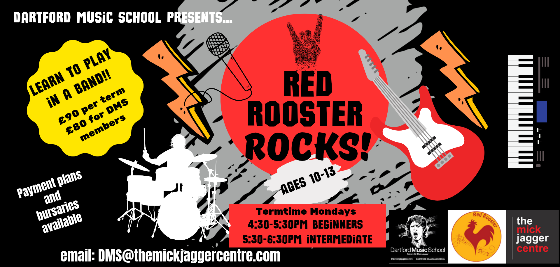 The Mick Jagger Centre - Groups, Ensembles and Red Rooster